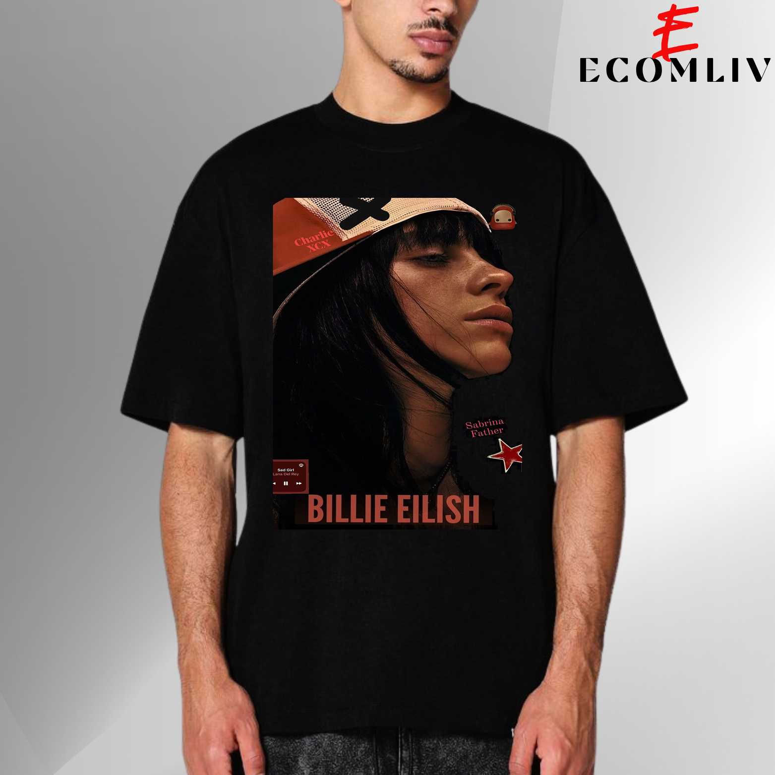 Billie Eilish T-Shirt, Pop Music Fan Shirt